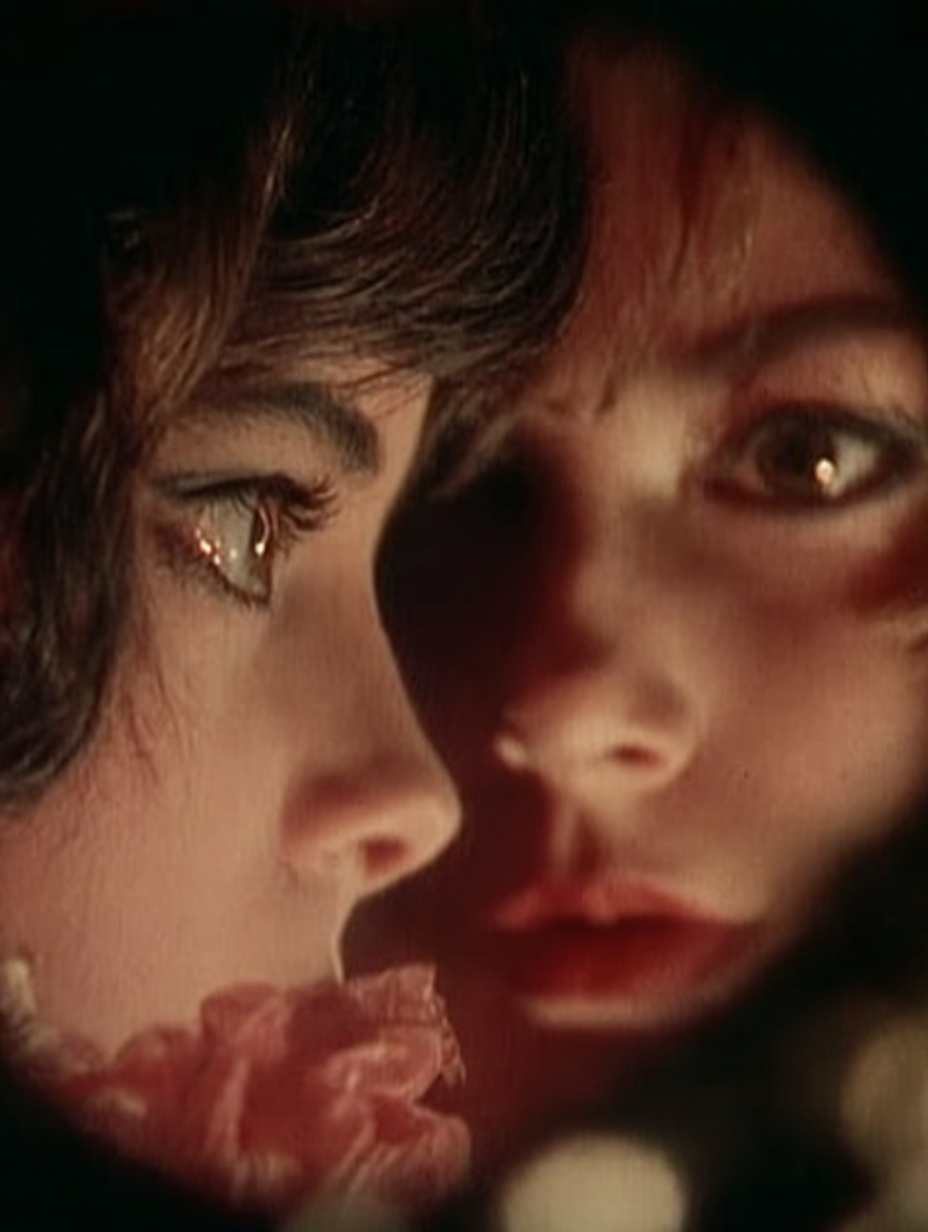 Two faces in shadow